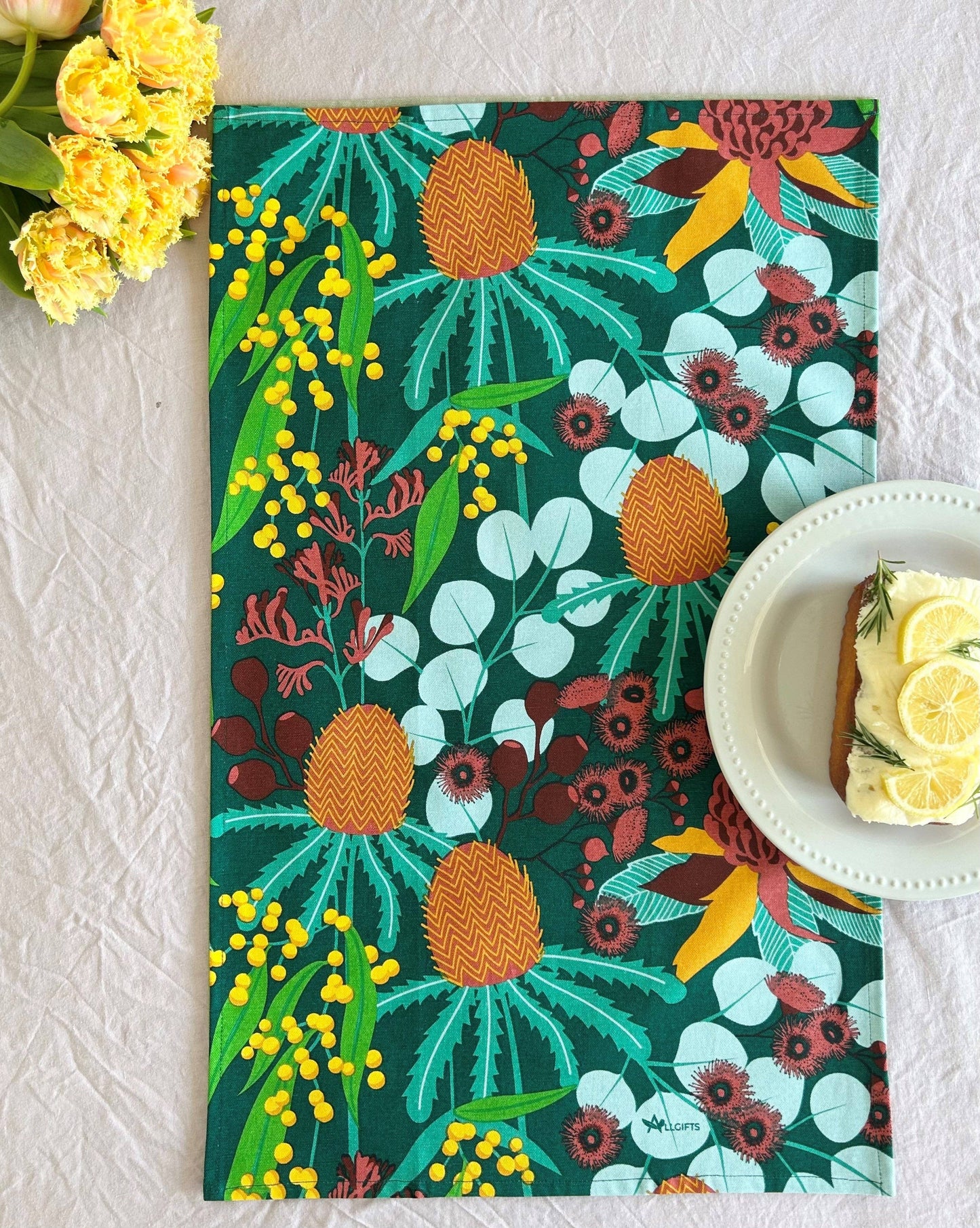 Australian Botanicals Tea Towel