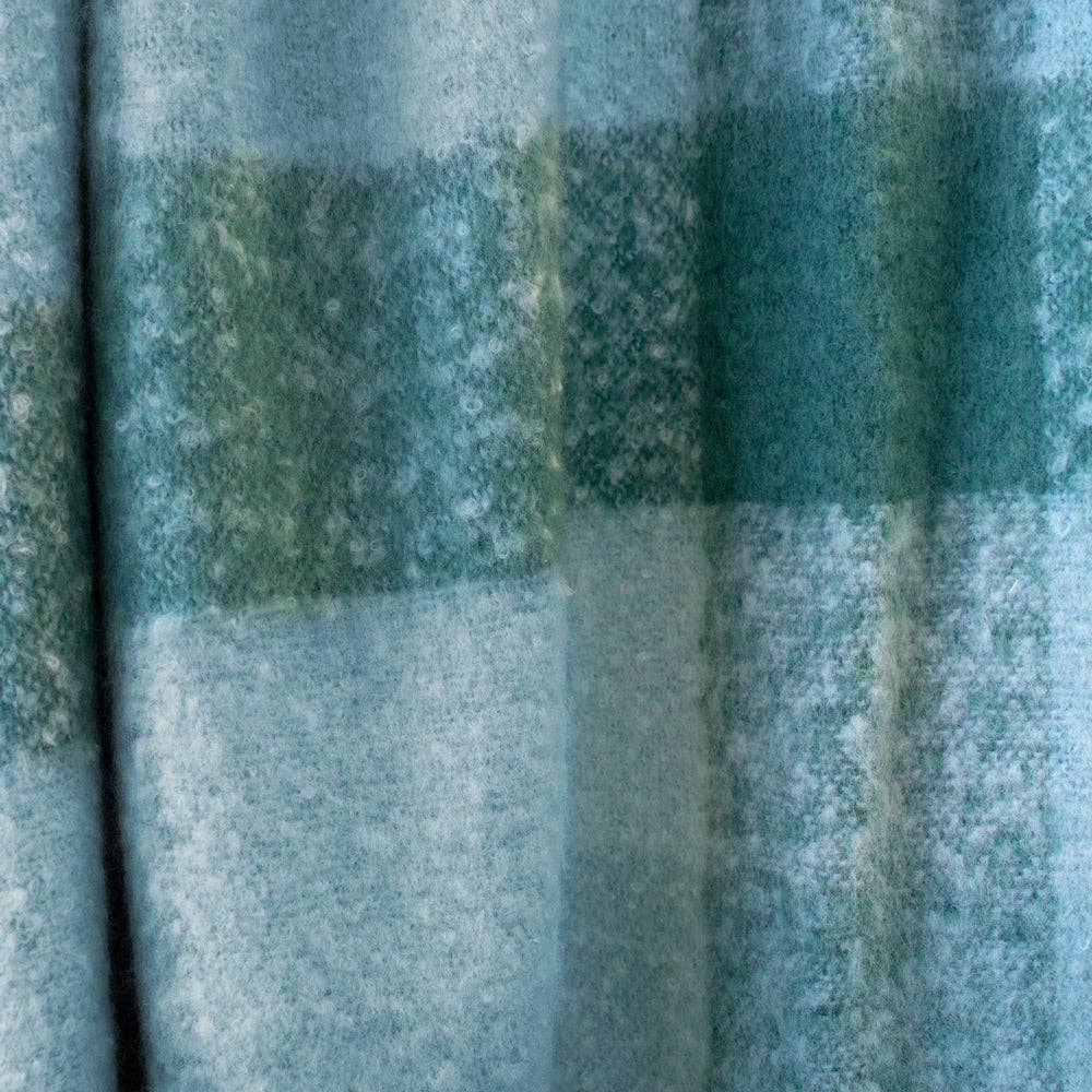 Aqua & Sea Green Throw Rug