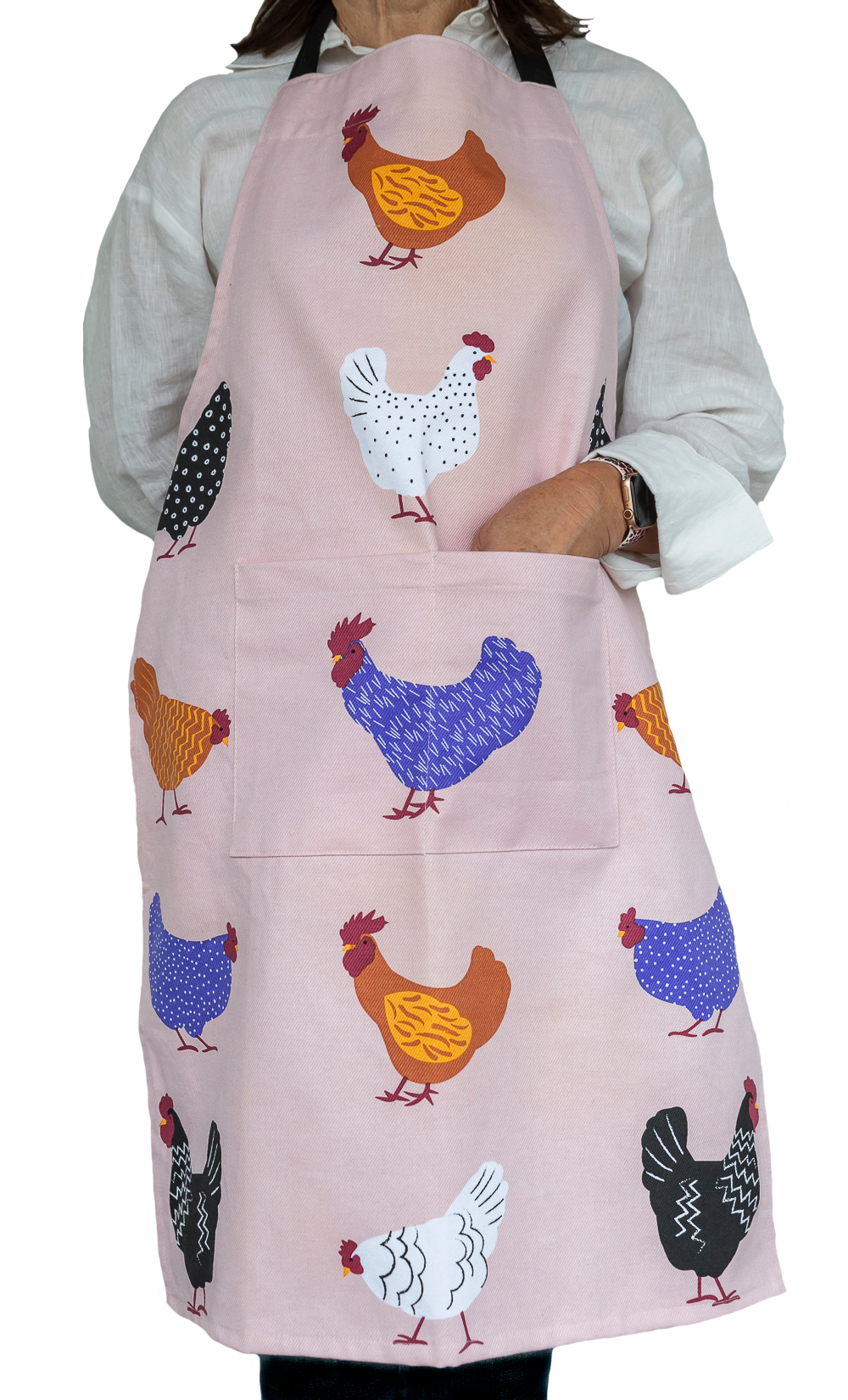 Bright Hens Apron