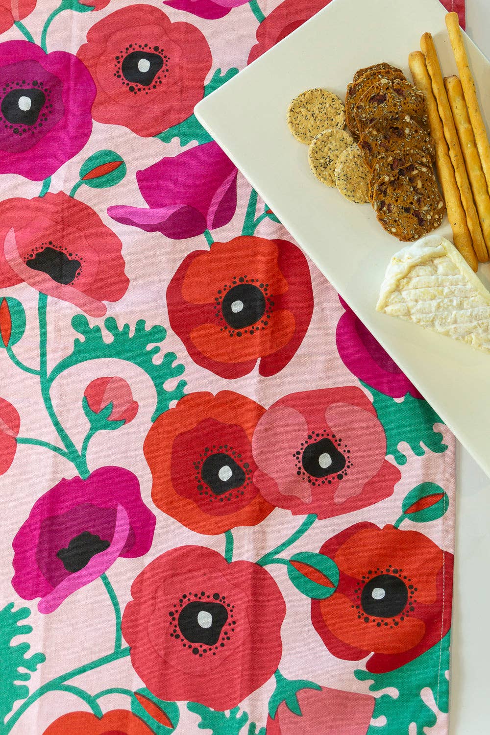 Poppy Cotton Tea Towel
