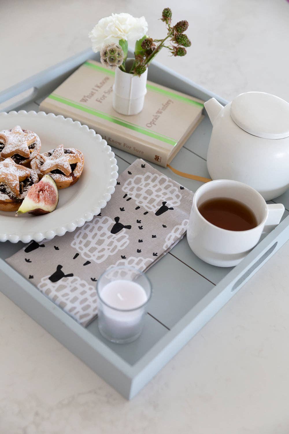 Grey Sheep Cotton Napkins (Set of 4)