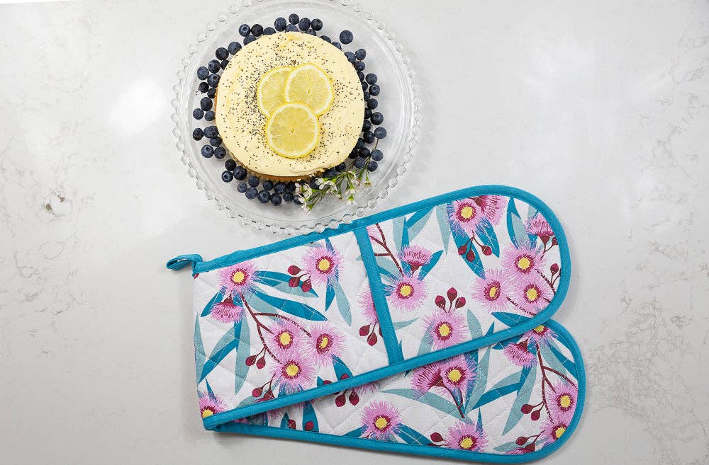 Flowering Gum Double Oven Glove