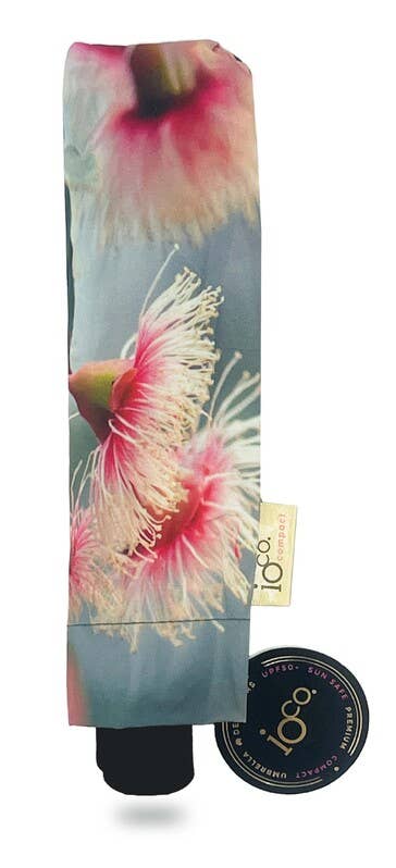 Compact Umbrella – Australian Botanicals (Pink)