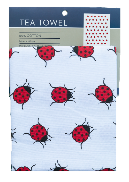 Ladybird Cotton Tea Towel