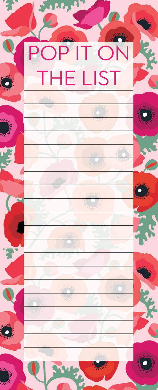 Pop It On the List – Magnetic Notepad