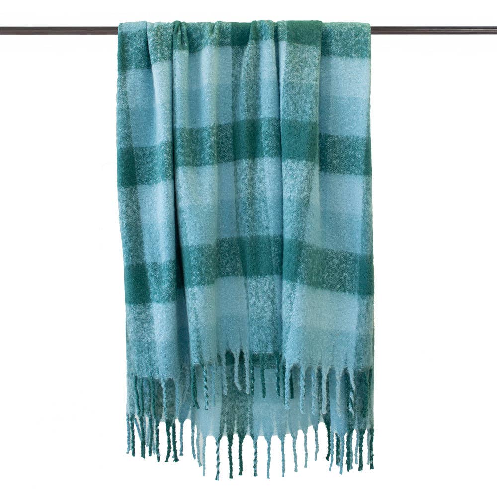 Aqua & Sea Green Throw Rug