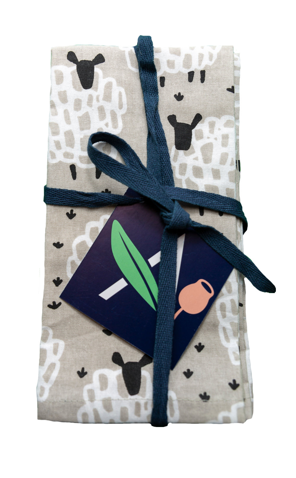 Grey Sheep Cotton Napkins (Set of 4)