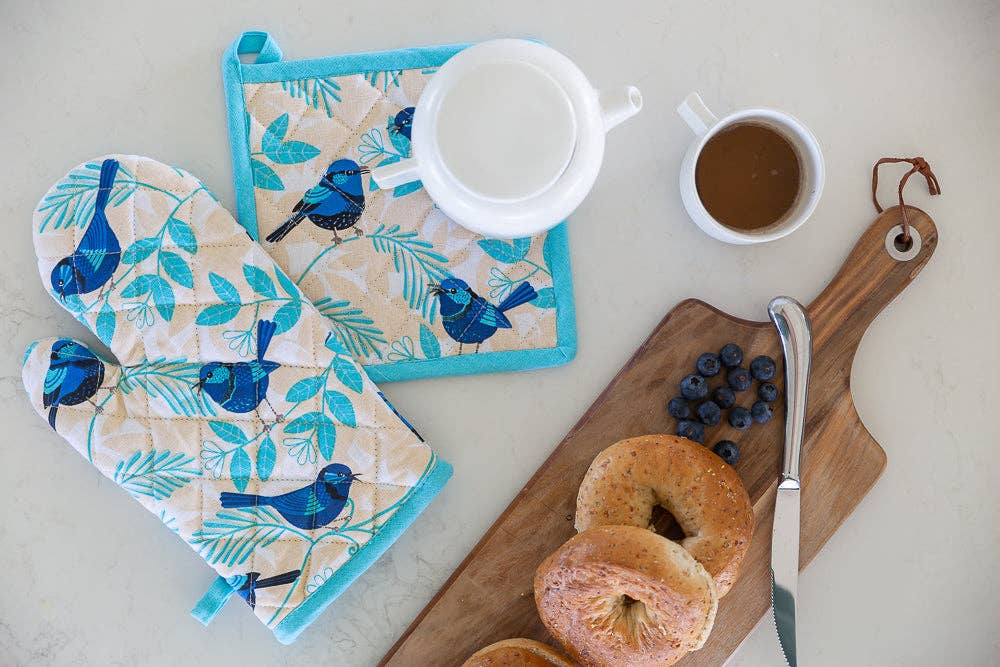 Blue Wren Apron